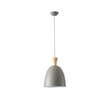 ΦΩΤΙΣΤΙΚΟ ΚΡΕΜΑΣΤΟ ΜΕΤΑΛΛΟ  1XΕ27 MAX 15W 230X230mm ΓΚΡΙ ARTE ILLUMINA SIMPLO