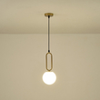 ΦΩΤΙΣΤΙΚΟ ΚΡΕΜΑΣΤΟ ΓΥΑΛΙ 1XE27 MAX 40W 150X150X1430mm ΛΕΥΚΟ ARTE ILLUMINA ORBA