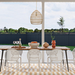 ΦΩΤΙΣΤΙΚΟ ΚΡΕΜΑΣΤΟ ΜΟΝΟΦΩΤΟ Ε27 Φ45x50 RATTAN (ΨΑΘΙΝΟ) ARTE ILLUMINA