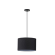ΦΩΤΙΣΤΙΚΟ ΚΡΕΜΑΣΤΟ ΥΦΑΣΜΑ 1XΕ27 MAX 15W Φ380ΧH240mm ΜΑΥΡΟ ARTE ILLUMINA SOHO
