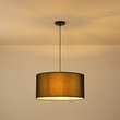 ΦΩΤΙΣΤΙΚΟ ΚΡΕΜΑΣΤΟ ΥΦΑΣΜΑ 1XΕ27 MAX 40W Φ530Χ260mm  ΜΑΥΡΟ ARTE ILLUMINA SOHO