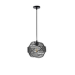 ΦΩΤΙΣΤΙΚΟ ΚΡΕΜΑΣΤΟ ΜΕΤΑΛΛΟ 1XE27  MAX 40W 450X450X1340mm ΜΑΥΡΟ ARTE ILLUMINA OGGI