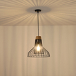 ΦΩΤΙΣΤΙΚΟ ΚΡΕΜΑΣΤΟ ΜΕΤΑΛΛΟ 1XE27  MAX 40W 360X360X1380mm ΜΑΥΡΟ ARTE ILLUMINA OGGI