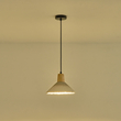 ΦΩΤΙΣΤΙΚΟ ΚΡΕΜΑΣΤΟ RUBBER WOOD&ΤΣΙΜΕΝΤΟ 1XE27 MAX 15W 250X250X180mm ΧΑΚΙ ARTE ILLUMINA GESSO