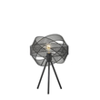 ΦΩΤΙΣΤΙΚΟ ΕΠΙΤΡΑΠΕΖΙΟ ΜΕΤΑΛΛΟ 1XE27  MAX 40W 300X300X4700mm ΜΑΥΡΟ ARTE ILLUMINA OGGI