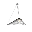 ΦΩΤΙΣΤΙΚΟ ΚΡΕΜΑΣΤΟ ΜΕΤΑΛΛΟ 1XE27  MAX 40W 800x520x1360mm ΜΑΥΡΟ ARTE ILLUMINA OGGI