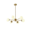 ΦΩΤΙΣΤΙΚΟ ΚΡΕΜΑΣΤΟ 6XΕ27 720X730mm ΛΕΥΚΟ ARTE ILLUMINA ORBA