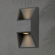 ΦΩΤΙΣΤΙΚΟ ΤΟΙΧΟΥ ΑΛΟΥΜΙΝΙΟΥ 2X1W 164X82X54.5mm ΓΡΑΦΙΤΗΣ ARTE ILLUMINA