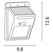 ΑΠΛΙΚΑ ΜΕ ΗΛΙΑΚΟ PANEL & ΑΝΙΧΝΕΥΤΗ ΚΙΝΗΣΗΣ 0,55W 6500Κ PLUS ARTE ILLUMINA