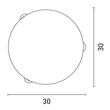 ΠΛΑΦΟΝΙΕΡΑ ΤΟΙΧΟΥ Φ30 1XΕ27 ΜΕΛΙ-ΜΠΡΟΝΖΕ ARTE ILLUMINA ERIS