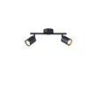 ΣΠΟΤ ΜΕΤΑΛΛΙΚΟ ΔΙΦΩΤΟ 2XGU10 Max 7W 300X80X155mm ΜΑΥΡΟ ARTE ILLUMINA OLYMP