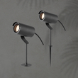 ΣΠOT ΚΗΠΟΥ ΜΕΤΑΛΛΙΚΟ ΓΡΑΦΙΤΗΣ GU10 MAX 20W IP65 180X110X50mm ARTE ILLUMINA