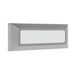 ΦΩΤΙΣΤΙΚΟ ΤΟΙΧΟΥ SLIM LED 4W IP65 230V 3CCT 230X80mm ΓΚΡΙ PRO ARTE ILLUMINA