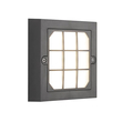 ΦΩΤΙΣΤΙΚΟ ΤΟΙΧΟΥ LED 6W 135X135X32 3CCT IP65 ΓΚΡΙ ARTE ILLUMINA SENARIO