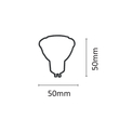 InLight GU10 LED 5,5watt 4000K Φυσικό Λευκό (7.10.05.09.2)