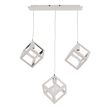 InLight Κρεμαστό φωτιστικό από λευκό μέταλλο 3XE27 D:60cm (4400-3-WH-ΡΑΓΑ)