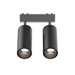 InLight Φωτιστικό LED 2x9W 3CCT για Ultra-Thin μαγνητική ράγα σε μαύρη απόχρωση D:16cmX4,4cm (T05205-BL)
