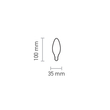 InLight Ε14 LED Filament C35 5watt με μελί κάλυμμα (7.14.05.40.1)