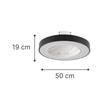 it-Lighting Chilko 36W 3CCT LED Fan Light in Black Color (101000320)