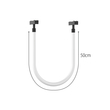 InLight Φωτιστικό LED 8W 3000K για Ultra-Thin μαγνητική ράγα σε μαύρη απόχρωση D:50cm (T04501-Black)