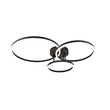 Inlight Φωτιστικό οροφής LED 75W 3CCT (by switch on base) D:95cm (6094-A-Black)