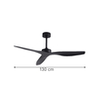 it-Lighting Alamo 15W 3CCT LED Fan Light in Black Color (102000520)