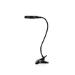 InLight Φωτιστικό LED 7W 3CCT (by switch) με κλίπ σε μαύρο χρώμα D:38cm (3044-BL)