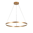 Inlight Κρεμαστό φωτιστικό LED 45W 3CCT (by switch on base) D:60cm (6095-C-Golden)