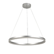 Inlight Κρεμαστό φωτιστικό LED 45W 3CCT (by switch on base)  D:60cm (6095-C-Silver)