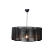 Inlight Κρεμαστό φωτιστικό με καπέλο απο ίνα 1xE27 D:60cm (4056-A)
