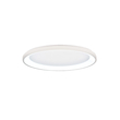 Inlight Πλαφονιέρα οροφής LED 28W 3CCT από λευκό μέταλλο και ακρυλικό D:80x5cm (42044-B-White)