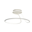 InLight Κρεμαστό φωτιστικό LED 38W 3CCT (by switch on base) σε λευκό χρώμα D:50cm (6074-WH)
