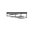 InLight Κρεμαστό φωτιστικό LED 90W 3CCT (by switch on base) σε μαύρο χρώμα D:70cm (6078-BL)