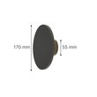 it-Lighting Geneva LED 8W 3CCT Outdoor Wall Lamp White D:17cmx5.5cm (80201120)