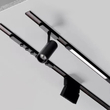 Inlight Φωτιστικό LED 2*9W 3CCT για Ultra-Thin μαγνητική ράγα σε μαύρη απόχρωση D:4,4X16cm (TMU0140-Black)