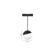 Inlight Κρεμαστό Φωτιστικό LED 6W 3000K-6000K για Ultra-Thin μαγνητική ράγα σε λευκή απόχρωση D:10X10cm (TMZ0050-White)