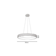 Inlight Κρεμαστό Φωτιστικό LED από σχοινί 3CCT, 32W  D:60x8cm (42041)