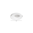 Inlight Πλαφονιέρα οροφής LED 36W 3CCT από λευκό μέταλλο και ακρυλικό D:48cm (42040-White)