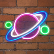 EL131322|NEON LED STRIPS PLANET neon@backboard|USB ΚΑΛΩΔΙΟ 1mt|5V|440x15x250|{enjoysimplicity}™