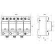 10454 | HLSA25-275/3+1 | SPD T1+T2+T3  | ΑΝΤΙΚΕΡΑΥΝΙΚΟ ΠΑΛΜΙΚΟΥ ΡΕΥΜΑΤΟΣ & ΠΡΟΣΤΑΤΕΥΤΙΚΟ ΥΠΕΡΤΑΣΗΣ | Hakel®