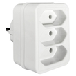 ELP31301 | ΑΝΤΑΠΤOΡΑΣ SCHUKO → 3Θ ΙΙ x16A max:1700W IP20 ΛΕΥΚΟ