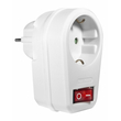 ELP32101 | ΑΝΤΑΠΤOΡΑΣ ΜΕ ΔΙΑΚ. SCHUKO → 1Θ SCHUKO max:3680W IP20 ΛΕΥΚΟ