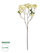 GloboStar® Artificial Garden WHITE BERRIES FRUIT BRANCH 21446 Τεχνητό Διακοσμητικό Κλαδί Λευκό Γκί Y96cm