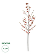 GloboStar® Artificial Garden RED CHERRY BLOSSOM BRANCH 21455 Τεχνητό Διακοσμητικό Κλαδί Κόκκινης Κερασίας Y101cm