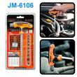 Κατσαβίδι Λαβής-Τ με Σετ Μυτών JM-6106 JAKEMY