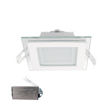 LED ΠΑΝΕΛ ΤΕΤΡΑΓΩΝΟ ΜΕ ΓΥΑΛΙ 6W 2700K+ ΚΙΤ ΑΣΦΑΛΕΙΑΣ