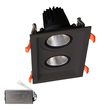 ΔΙΠΛΟ LED ΣΠΟΤ 2X30W 230V 3000K BL+ΚΙΤ ΑΣΦΑΛΕΙΑΣ