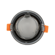 GloboStar® 61461 GASPAR Χωνευτό Στρόγγυλο Σποτ Οροφής για Λάμπα MR16/GU10 IP65 - Αλουμίνιο & Γυαλί - Φ8.5 x Υ4.4cm - Ασημί & Διάφανο - 5 Χρόνια Εγγύηση