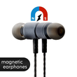 Magnetic BT Headset AZ-26 Gray