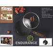 Αντικολλητικό τηγάνι με καπάκι - 2.7L - CA005-CD24-Black - DSP - 565718
